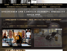 Tablet Screenshot of ineedflooring.ca